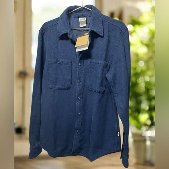 The North Face Valley Twill Utility Button Down Flannel Jacket Coat Parka SZ M - Picture 2 of 10